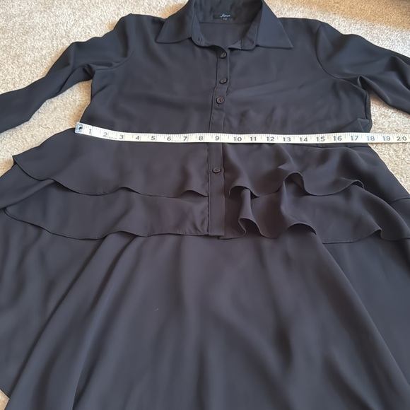 NORDSTROM RACK -  Black Button Down Top - Size Medium - Picture 8 of 11